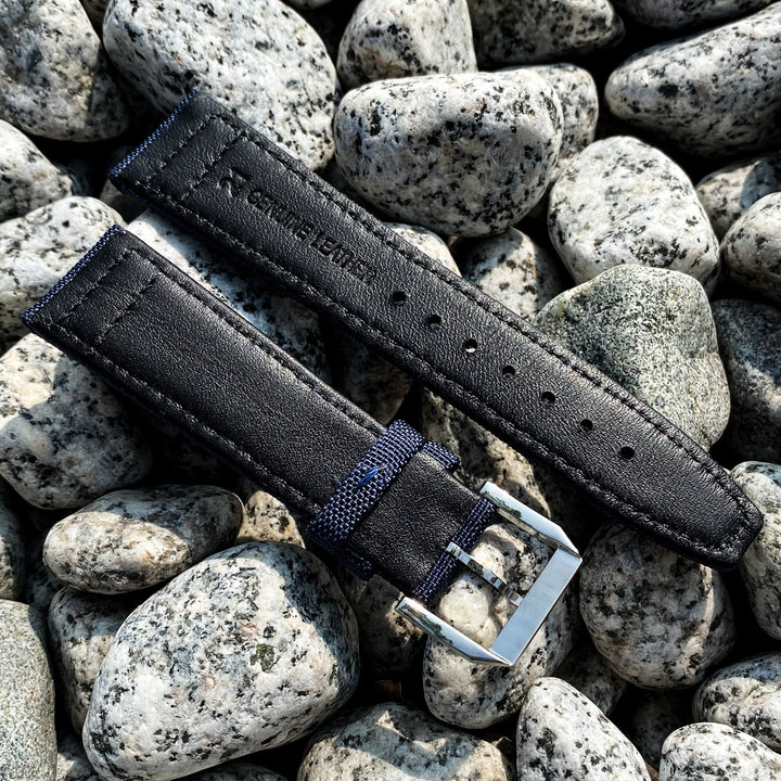 Ocean Blue | Pilot Nylon Watch Strap - Samurai Vintage Co.