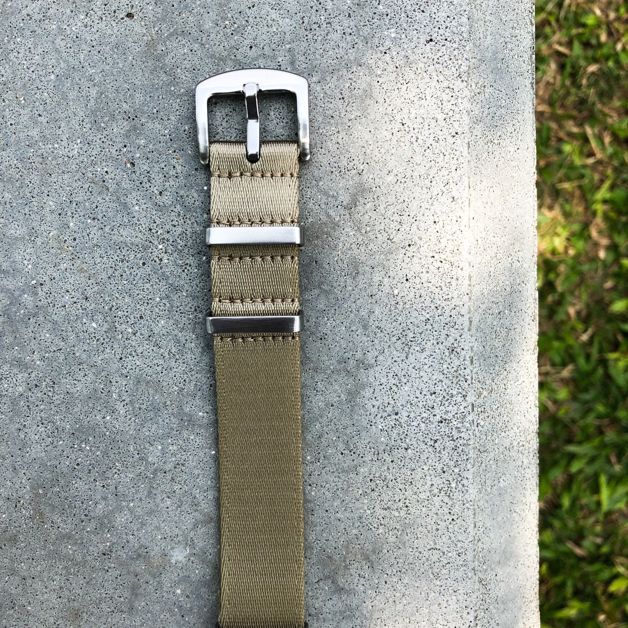 Sand Khaki | Premium Nato Watch Strap - Samurai Vintage Co.