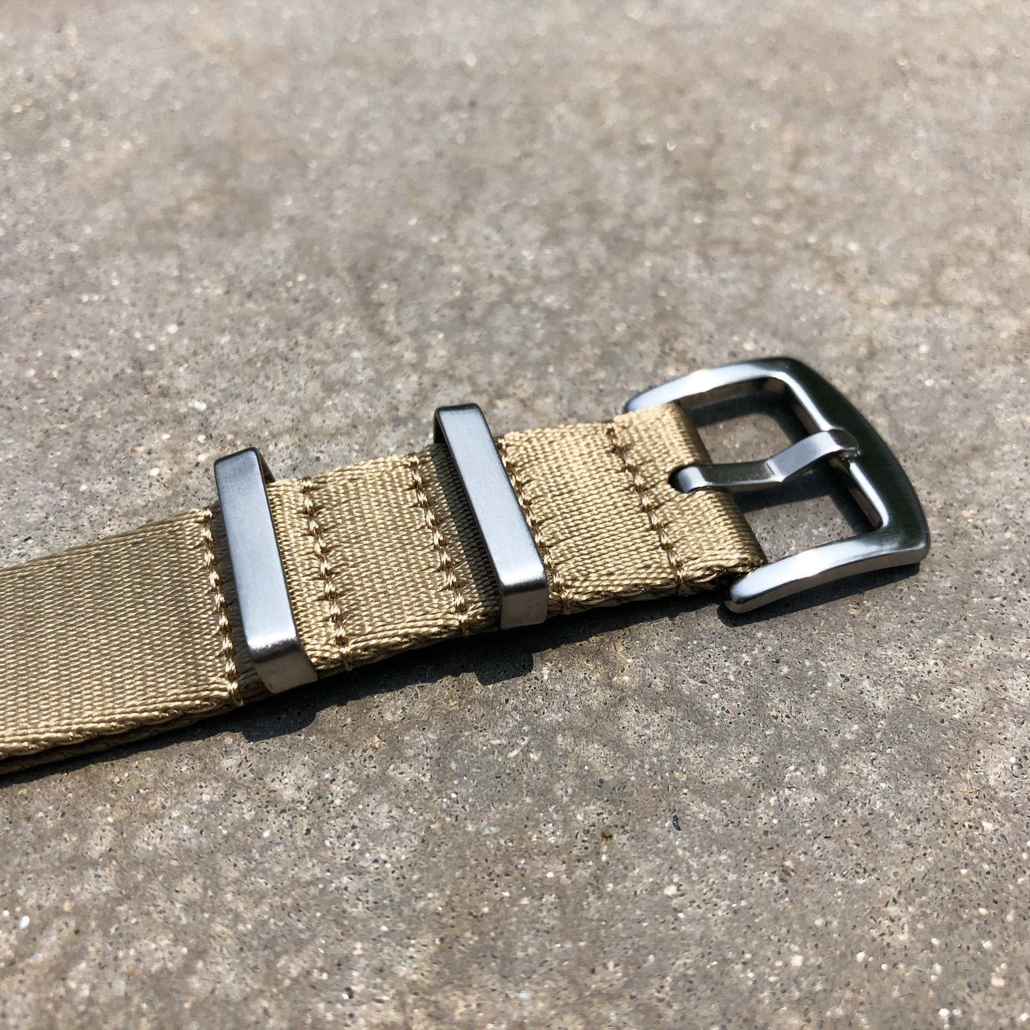 Sand Khaki | Premium Nato Watch Strap - Samurai Vintage Co.