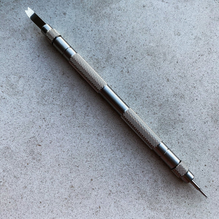 Silver Wide Broad| Multi-use Spring Bar Tool - Samurai Vintage Co.