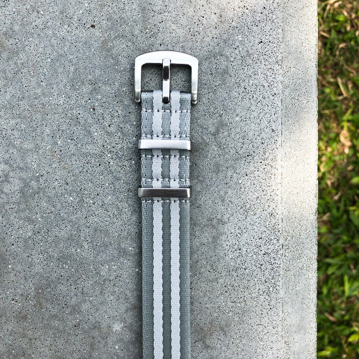 Smoke Grey | Premium Nato Watch Strap - Samurai Vintage Co.