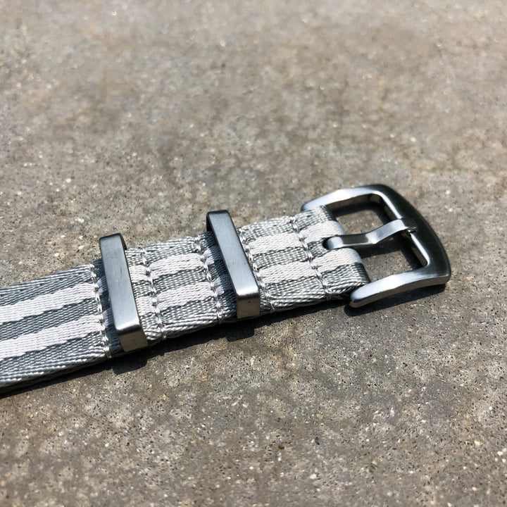 Smoke Grey | Premium Nato Watch Strap - Samurai Vintage Co.