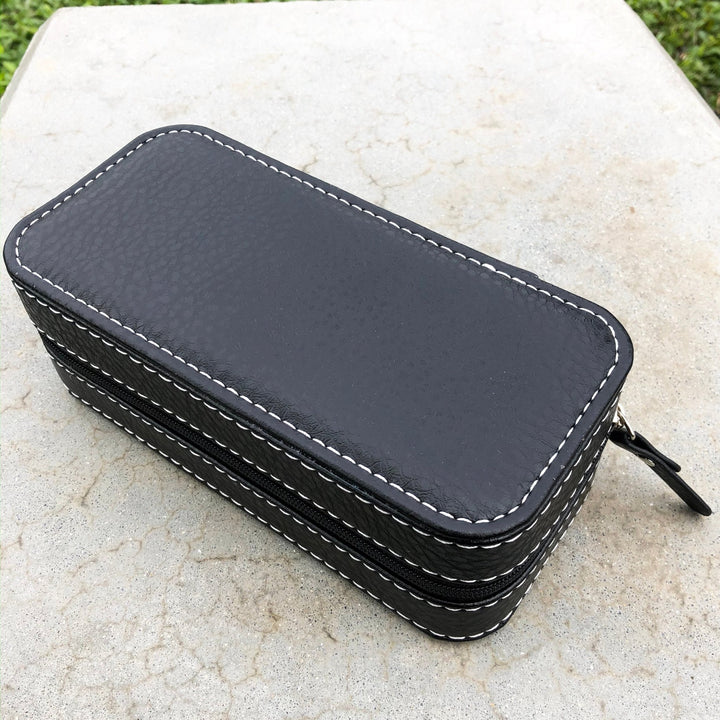 Vintage Black | Calf Leather Watch Case - Samurai Vintage Co.