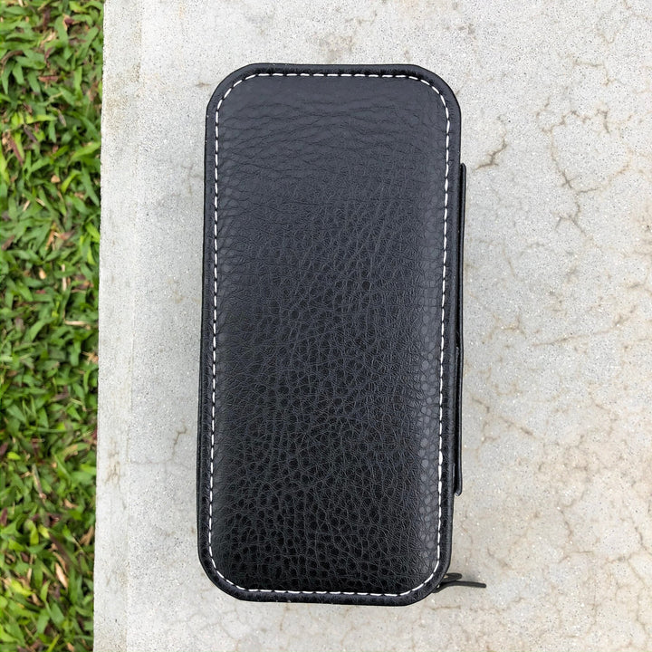 Vintage Black | Calf Leather Watch Case - Samurai Vintage Co.