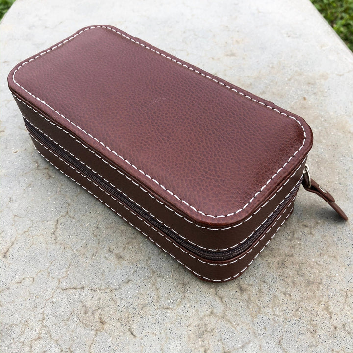 Vintage Brown | Calf Leather Watch Case - Samurai Vintage Co.