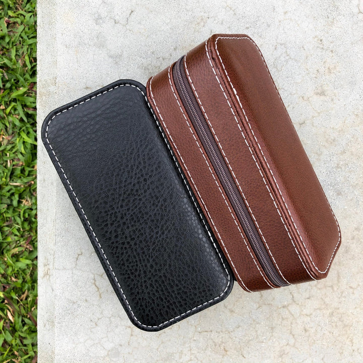 Vintage Brown | Calf Leather Watch Case - Samurai Vintage Co.