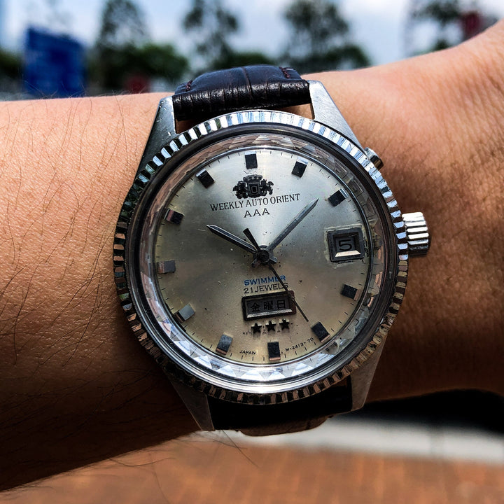 Vintage Watch | Orient Weekly Auto Swimmer - Samurai Vintage Co.