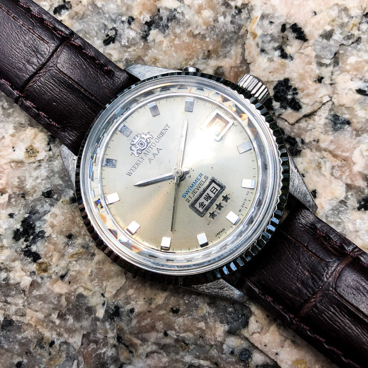 Vintage Watch | Orient Weekly Auto Swimmer - Samurai Vintage Co.