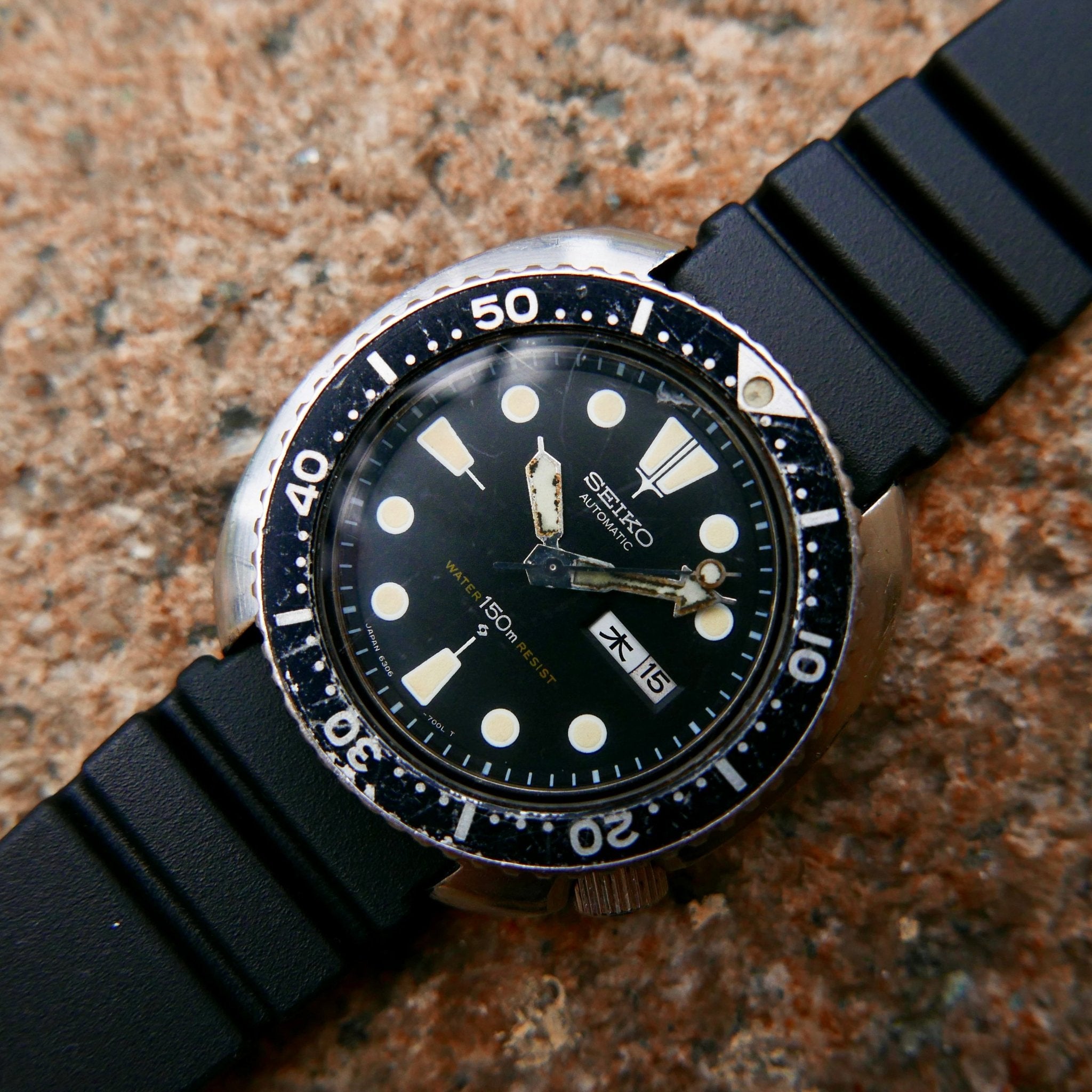 Vintage Watch | Seiko 6306 Turtle (JDM version) (aka Seiko 6309) - Samurai Vintage Co.