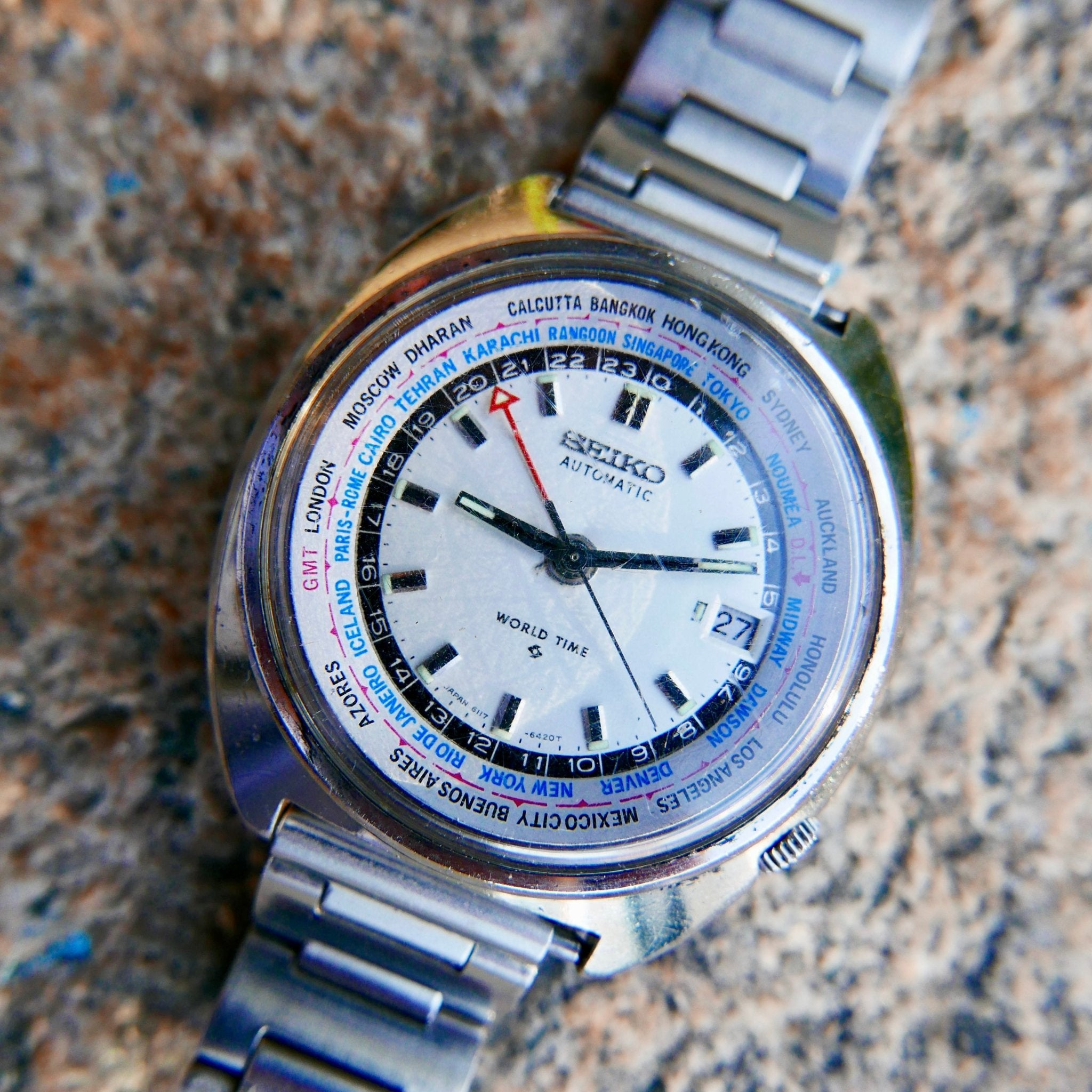 Vintage Watch | Seiko World Time 6117-6420 - Samurai Vintage Co.